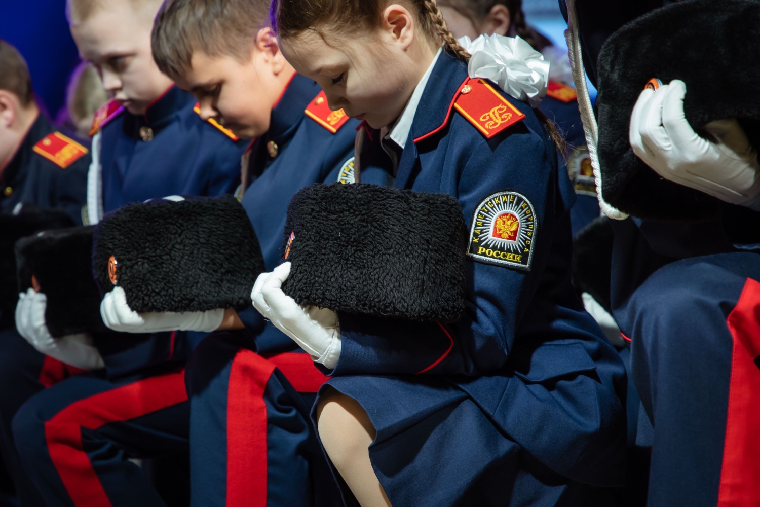 В Пензе кадеты Губернского казачьего генерала Слепцова кадетского корпуса войск правопорядка принесли торжественную клятву