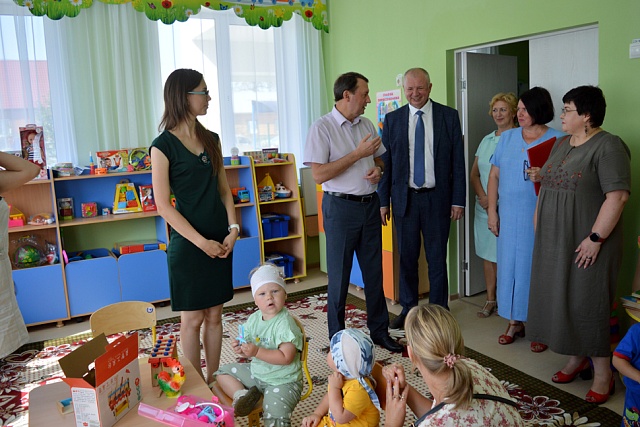 Открытие нового детсада на 50 мест в городе Белинском