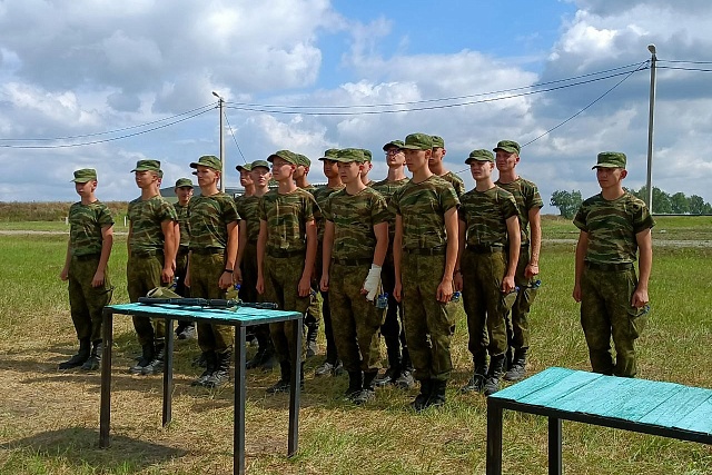 Военно-патриотические сборы ПФО "Гвардеец" 15.08.23
