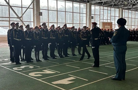 Пензенские кадеты показали строевую выправку и умение действовать в сложных условиях накануне Дня защитника Отечества