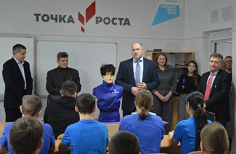 По нацпроекту «Образование» в Тамалинском районе «Точки роста» открыли в четырех школах