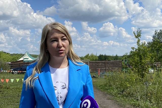 Ирина Осетрова осмотрела палаточный лагерь поселка Мичуринский