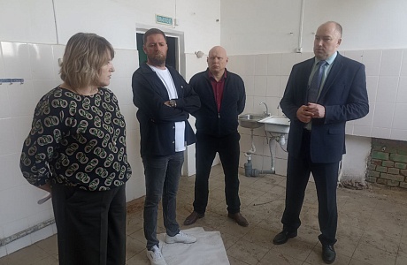 В селе Норовка Нижнеломовского района проходит капитальный ремонт школы