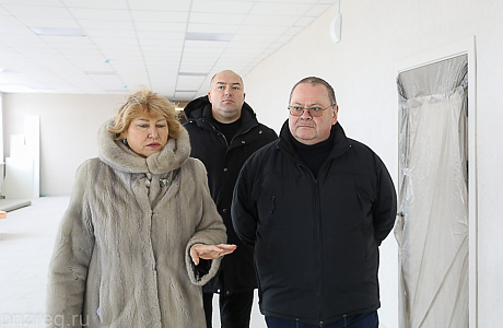 Капитальный ремонт школы в селе Знаменское Башмаковского района подходит к завершению  с опережением графика.